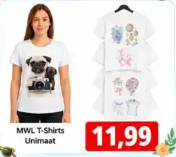 NH Market MWL T-Shirts Unimaat aanbieding