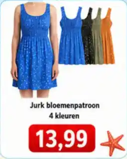 NH Market Jurk bloemenpatroon aanbieding