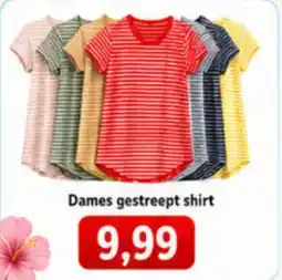 NH Market Dames gestreept shirt aanbieding