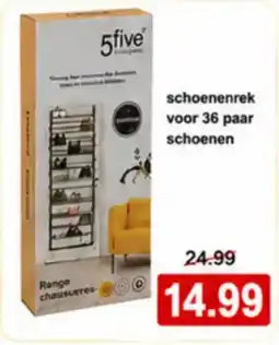 NH Market Schoenenrek voor 36 paar schoenen aanbieding
