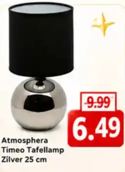 NH Market Atmosphera Timeo Tafellamp Zilver aanbieding