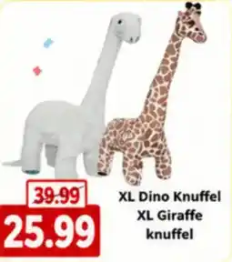 NH Market XL Dino Knuffel XL Giraffe knuffel aanbieding