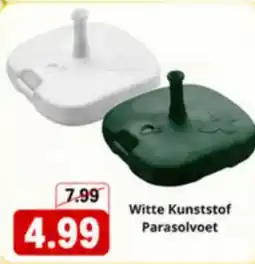 NH Market Witte kunststof parasolvoet aanbieding