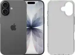 Coolblue Apple iPhone 17 256GB Zwart + BlueBuilt Protective Back Cover Transparant aanbieding