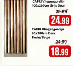 NH Market Capri vliegengordijn grijs deur aanbieding