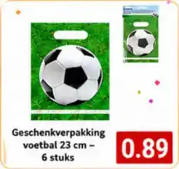 NH Market Geschenkverpakking voetbal aanbieding