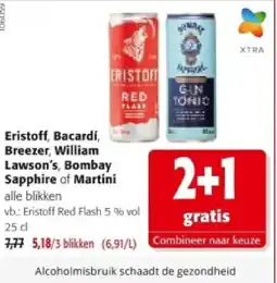 Colruyt Eristoff Red Flash 5 % vol aanbieding