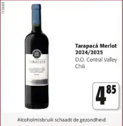 Colruyt Tarapacá Merlot 2024/2025 aanbieding