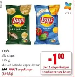 Colruyt Lay's Salt & Black Pepper Flavour aanbieding