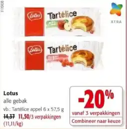 Colruyt Lotus Tartélice appel aanbieding
