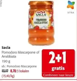 Colruyt Sacla Pomodoro Mascarpone aanbieding