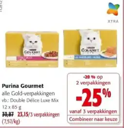 Colruyt Purina Gourmet Double Délice Luxe Mix aanbieding