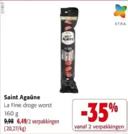 Colruyt Saint Agaûne La Fine droge worst aanbieding