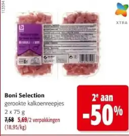 Colruyt Boni Selection gerookte kalkoenreepjes aanbieding