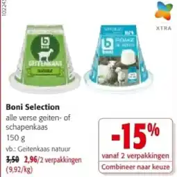 Colruyt Boni Selection Geitenkaas natuur aanbieding