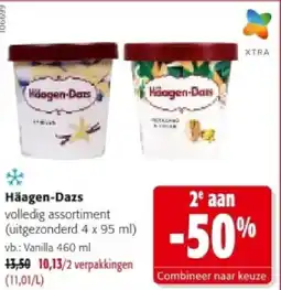 Colruyt Häagen-Dazs Vanilla aanbieding