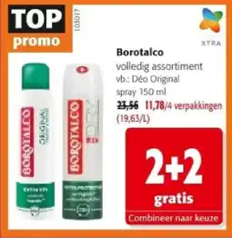 Colruyt Borotalco Déo Original spray aanbieding