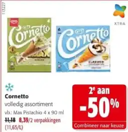 Colruyt Cornetto Max Pistachio aanbieding