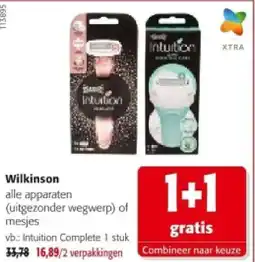 Colruyt Wilkinson Intuition Complete 1 stuk aanbieding