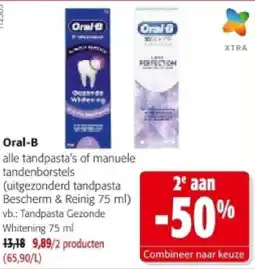 Colruyt Oral-B Tandpasta Gezonde Whitening aanbieding