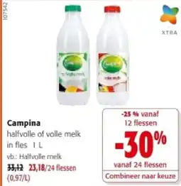 Colruyt Campina Halfvolle melk aanbieding