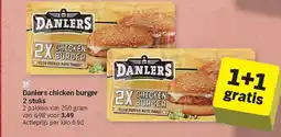 Albert Heijn Danlers chicken burger 2 stuks aanbieding