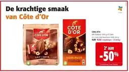 Colruyt Côte d'Or Carré hele hazelnoten Melk aanbieding