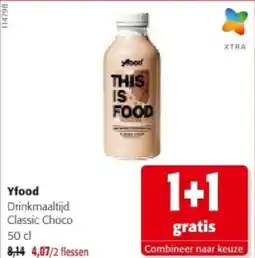 Colruyt Yfood Drinkmaaltijd Classic Choco aanbieding