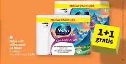 Albert Heijn Nalys soft toiletpapier 24 rollen aanbieding
