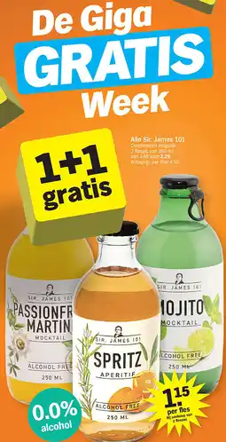Albert Heijn Alle Sir. James 101 aanbieding