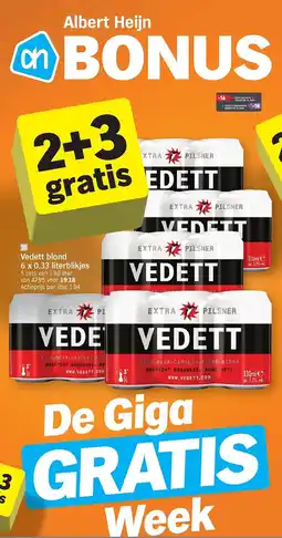 Albert Heijn Vedett blond aanbieding