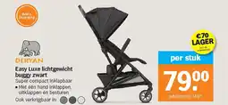 Albert Heijn Easy Luxe lichtgewicht buggy zwart aanbieding