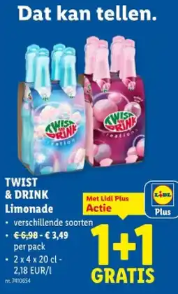 Lidl TWIST & DRINK Limonade aanbieding