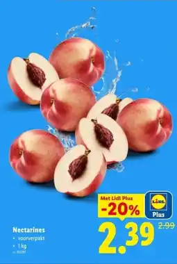 Lidl Nectarines aanbieding