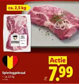Lidl Spieringgebraad aanbieding