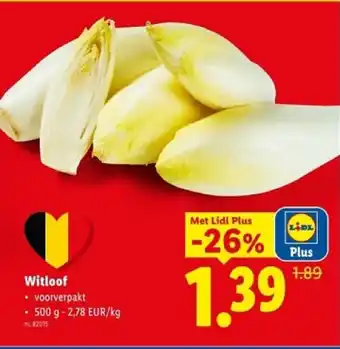 Lidl Witloof aanbieding