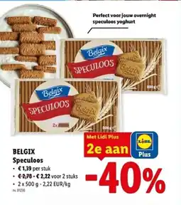 Lidl Belgix speculoos aanbieding