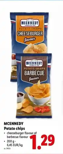 Lidl Mcennedy potato chips aanbieding