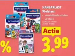 Lidl Hansaplast pleisters aanbieding