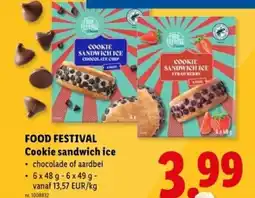 Lidl Food festival cookie sandwich ice aanbieding