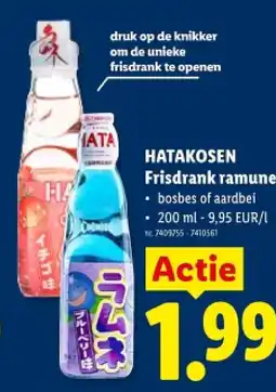 Lidl Frisdrank ramune aanbieding