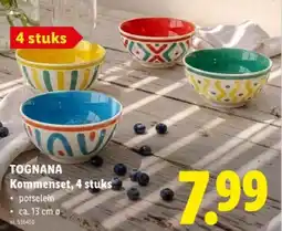 Lidl Kommenset, 4 stuks aanbieding