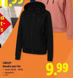 Lidl Hoodie met rits aanbieding