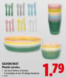 Lidl Plastic servies aanbieding