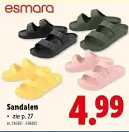 Lidl Sandalen aanbieding