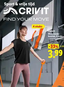 Lidl Weerstandsbanden, 4 stuks aanbieding