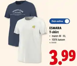 Lidl T-shirt aanbieding