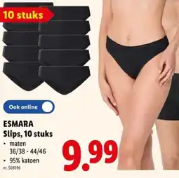Lidl Slips, 10 stuks aanbieding
