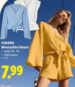 Lidl Mousseline blouse aanbieding