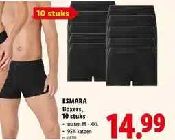 Lidl Boxers, 10 stuks aanbieding